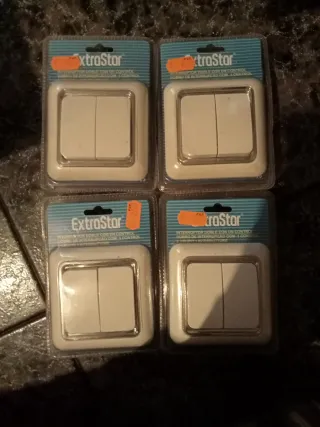 Pack 4 Interruptores Dobles ExtraStar