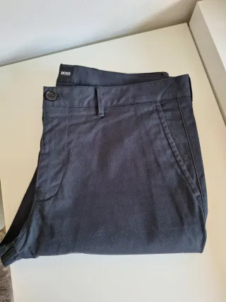 Pantalón Boss Azul Marino Nuevo Talla...