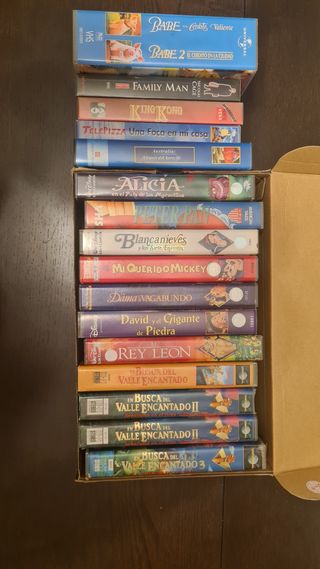 Lote 17 películas VHS