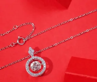 Gargantilla Plata y Moissanita