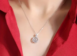 Gargantilla Plata y Moissanita