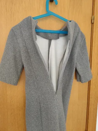 Vestido de invierno gris