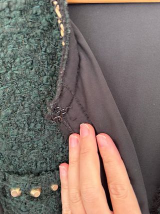 Chaqueta Zara verde Talla S