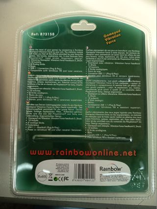 Mando Rainbow Gamepad Vibration Force