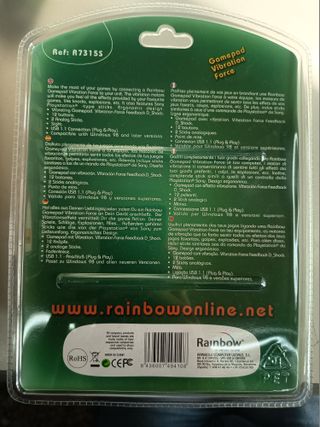 Mando Rainbow Gamepad Vibration Force