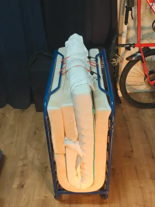 Cama Plegable Individual + COLCHON DE ESPUMA