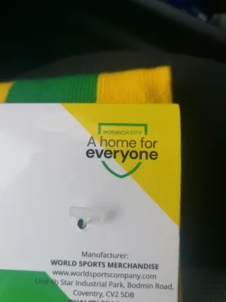 Sciarpa Ufficiale Norwich City FC