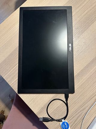 Monitor Portátil viajes Asus USB Negro