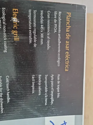 Plancha Eléctrica Jata 2000W