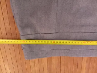 Gonna taglio classico grigia