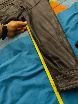 Guacca uomo in pelle -vintage-taglia XL