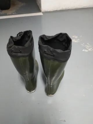Botas de agua verdes