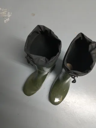 Botas de agua verdes