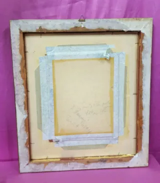 Bozzetto Volto Pittore fine secolo XIX 27x22