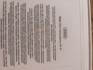 Caja iPad 10ª Gen 256GB