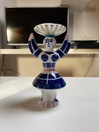 Figuras Sargadelos Cerámica gaiteiro y pescantina