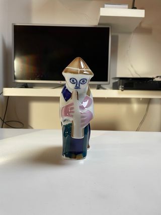 Figuras Sargadelos Cerámica gaiteiro y pescantina