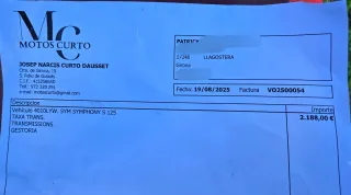 Sym Symphony 125 S E5 (06/2022) [4700kms]