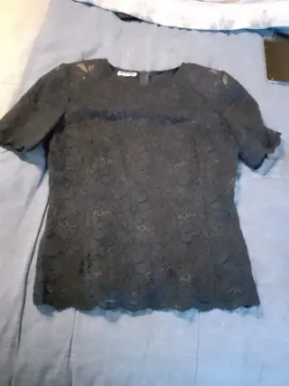 Casacca pizzo Luisa Spagnoli nera