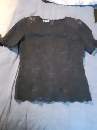 Casacca pizzo Luisa Spagnoli nera