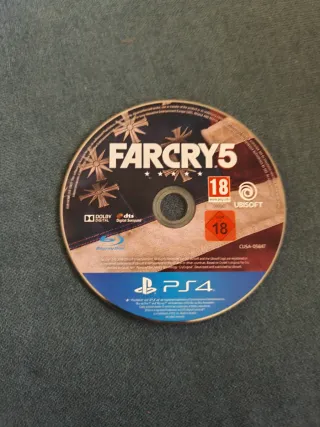 Far Cry 5 PS4 Blu-ray Sin caja.