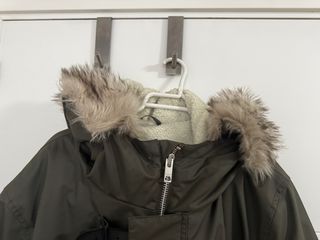 Cazadora Elvine 3/4 impermeable verde