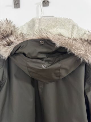 Cazadora Elvine 3/4 impermeable verde