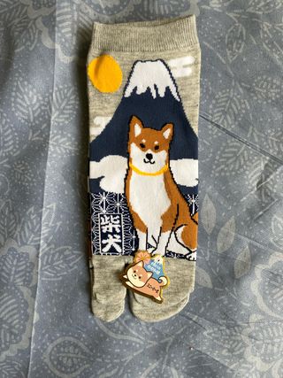 Calcetines Shiba Inu Monte Fuji