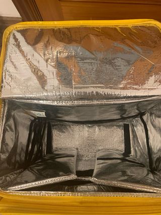 Bolsa de reparto Glovo amarilla