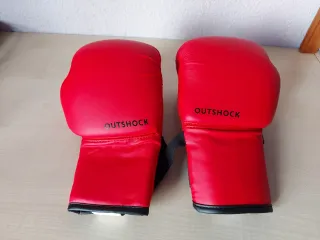 Guantes de Boxeo Infantiles rojos Outshock 4oz