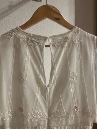 Vestido Gatsby Novia Blanco