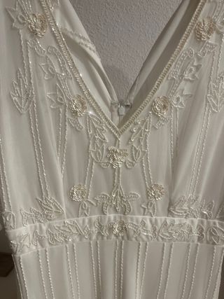 Vestido Gatsby Novia Blanco