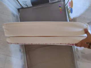 Cuna de viaje infantil con puerta