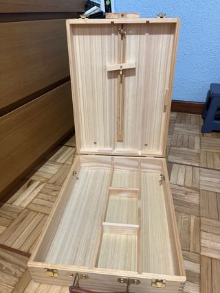 Caballete con lienzo Crelando