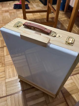 Caballete con lienzo Crelando