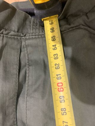 Abrigo verde militar talla XL