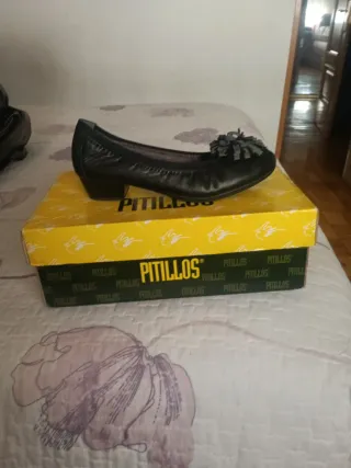Zapatos Pitillos Talla 35 Negros