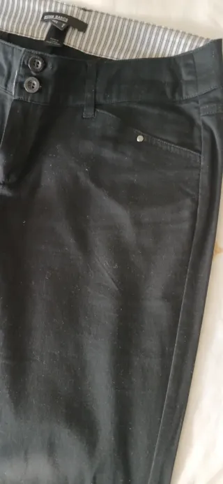 Pantalón Mango T38 Negro