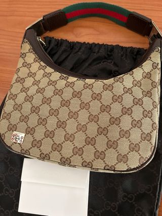Bolso Gucci Original Beige y Marrón.