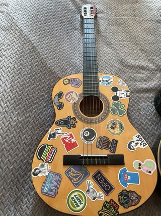 Guitarra Acústica Clásica Madera Natural