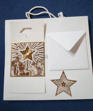 Biglietto Auguri Dior Collezione Stella Oro