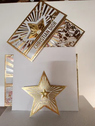 Biglietto Auguri Dior Collezione Stella Oro