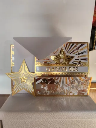 Biglietto Auguri Dior Collezione Stella Oro
