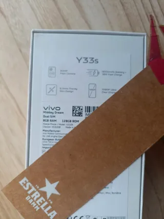 Móvil Vivo Y33s 128GB Azul/Verde