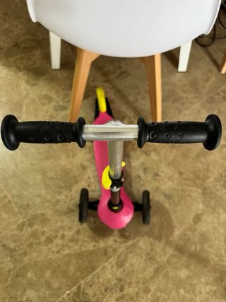 Patinete infantil rosa 3 ruedas