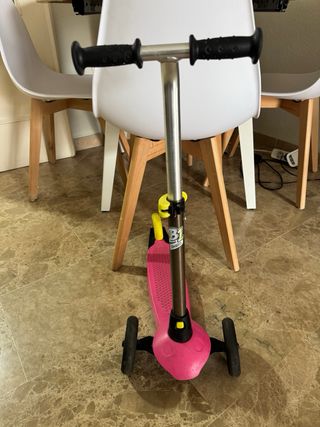 Patinete infantil rosa 3 ruedas