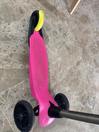 Patinete infantil rosa 3 ruedas