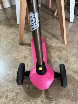Patinete infantil rosa 3 ruedas