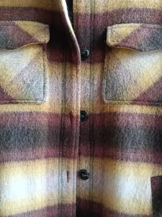 Chaqueta Mango cuadros multicolor Talla XS