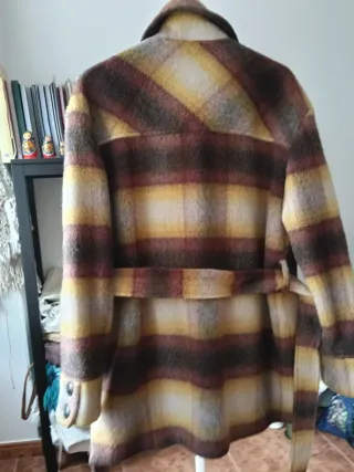 Chaqueta Mango cuadros multicolor Talla XS